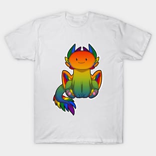 Cute rainbow western dragon T-Shirt